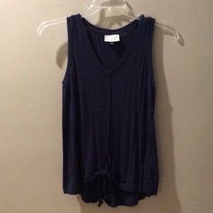 Universal Thread Goods Co XS navy tie bottom tank. {134}